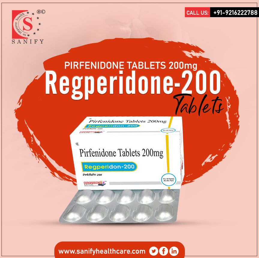 Pirfenidone Tablets Manufacturers & Supplier in India
