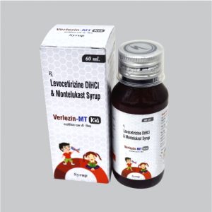 Levocetirizine DiHCI 2.5mg. + Montelukast 4mg. Syrup