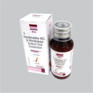 Fexofenadine HCI. 60mg + Montelukast 4mg Oral Suspension
